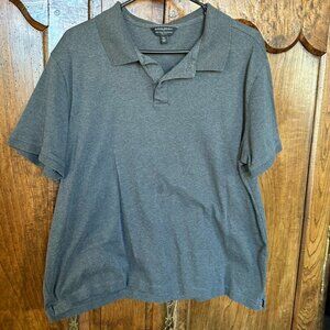 Banana Republic Luxe Touch Performance Polo - Charcoal Grey, Men's XL